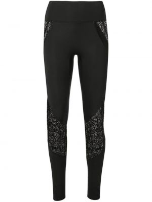 Leggings de encaje Kiki De Montparnasse negro