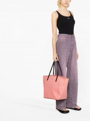 Shopper kabelka By Far růžová