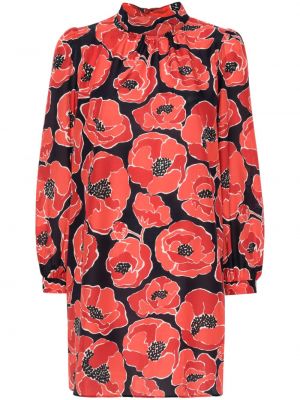 Obleka s cvetličnim vzorcem s potiskom A.p.c.