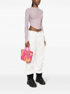 Náhrdelník Versace Jeans Couture růžový