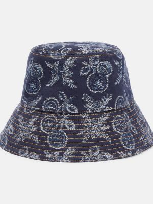 Mütze mit print Etro blau