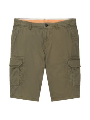 „cargo“ stiliaus kelnės Tom Tailor žalia