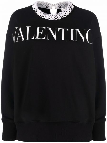 Trykt sweatshirt Valentino svart