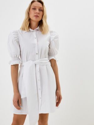 Платье-рубашка Fracomina белое