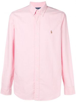 Skjorta med knappknäppning i dun Polo Ralph Lauren rosa