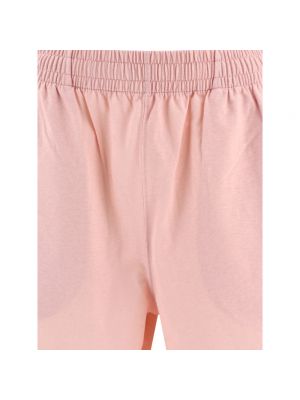 Pantalones cortos de algodón Burberry rosa