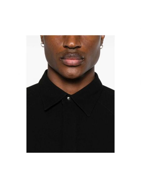 Jersey de lana de tela jersey Ami Paris negro