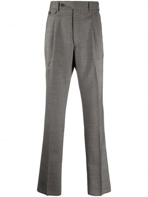 Pantalones de cintura alta Lardini gris