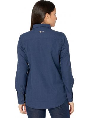 Рубашка с длинным рукавом свободного кроя Carhartt синяя