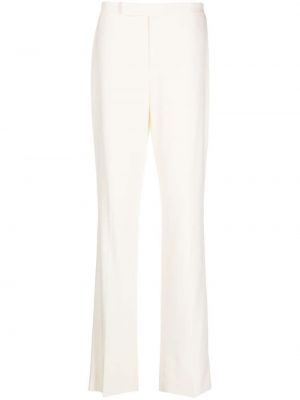 Vlnené nohavice Ralph Lauren Collection biela