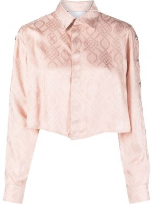 Bluse mit print Koché pink