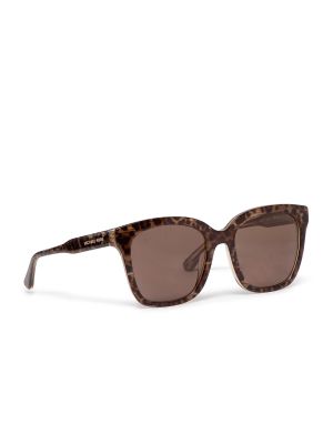 Sončna očala z leopardjim vzorcem Michael Kors rjava