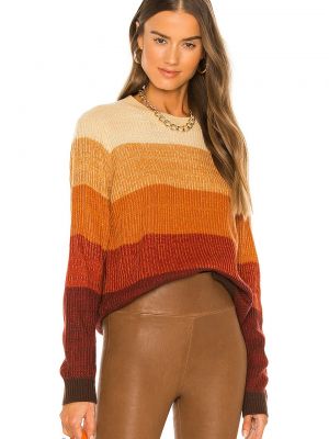 Пуловер в полоску с янтарем Stitches & Stripes