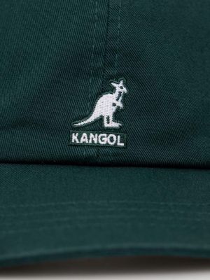 Czapka z daszkiem bawełniana Kangol zielona