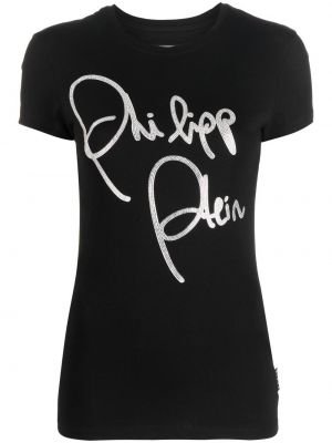 T-shirt aus baumwoll mit print Philipp Plein