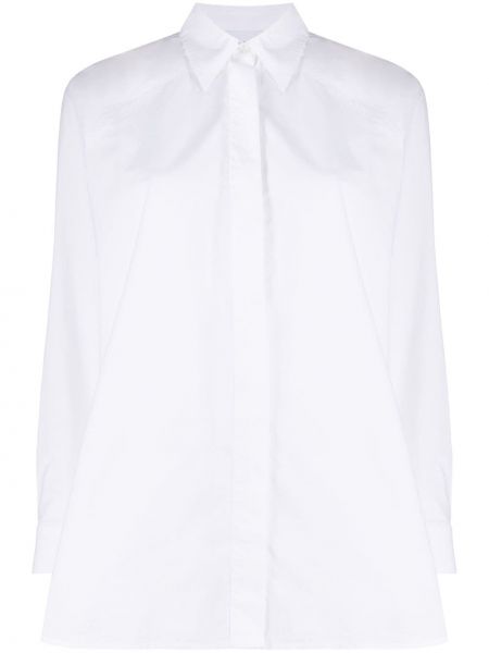 Camisa manga larga Ganni blanco