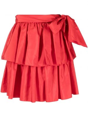 Plisovaná sukně Yves Saint Laurent Pre-owned - Červená