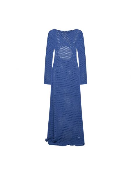 Sukienka elegancka Semicouture niebieska