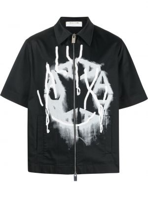 Риза с принт с абстрактен десен 1017 Alyx 9sm черно