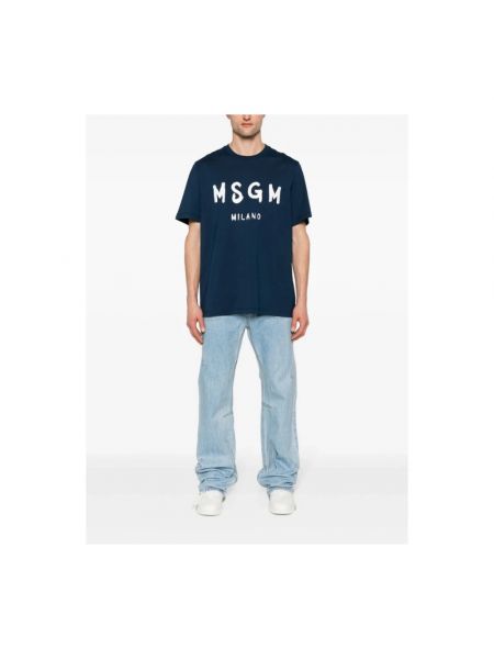 Camiseta elegante Msgm azul