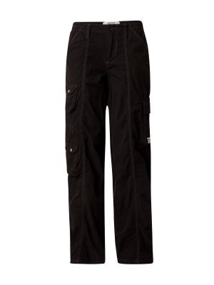 Карго панталони с ниска талия Bdg Urban Outfitters черно