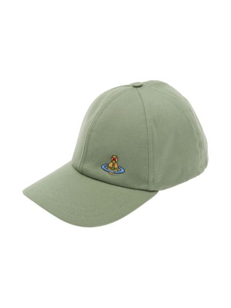 Zielona czapka z daszkiem Vivienne Westwood