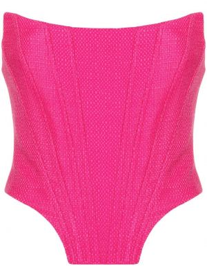 Crop top Giuseppe Di Morabito rosa