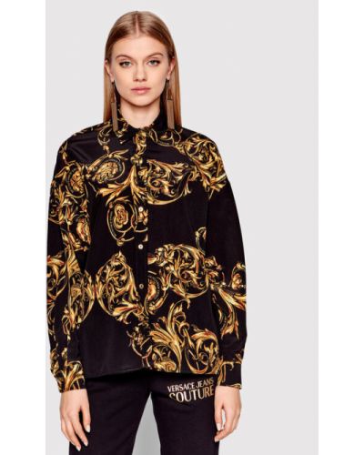 Versace Jeans Couture Cămașă 72HAL211 Negru Regular Fit