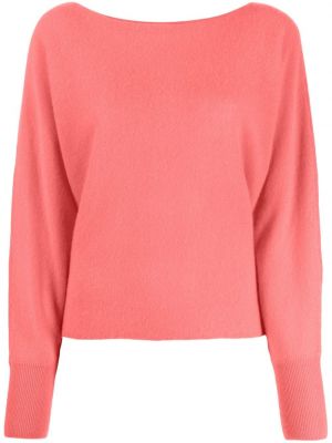 Кашмирен пуловер Crush Cashmere розово