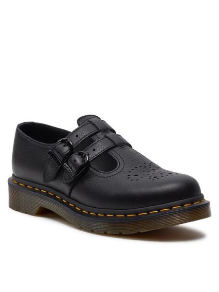 Полуотворени обувки Dr. Martens черно