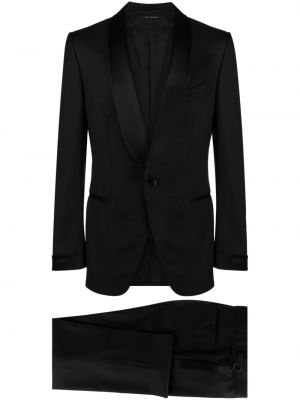Vlněný oblek Tom Ford černý