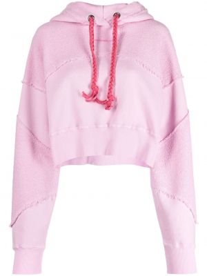 Medvilninis džemperis su gobtuvu Khrisjoy rožinė
