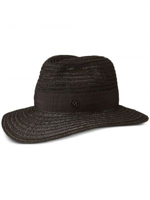 Brązowy kapelusz Maison Michel