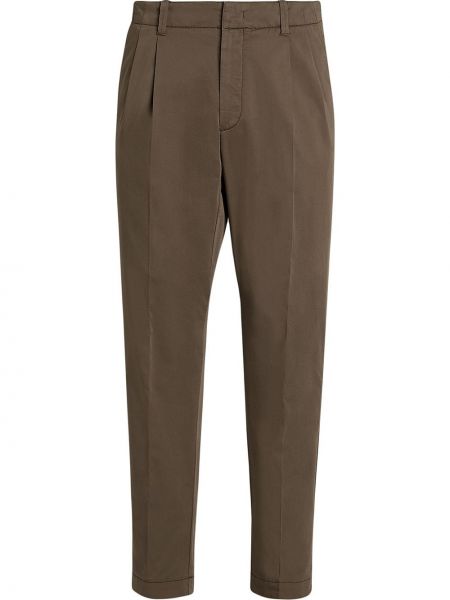 Pantalones ajustados Z Zegna marrón