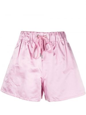 Pantaloni scurți de mătase Sa Su Phi roz
