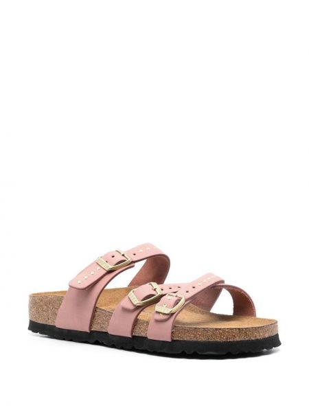 Sandály s přezkou Birkenstock růžové