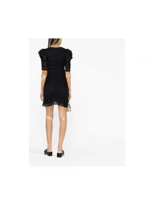 Mini vestido de algodón Isabel Marant étoile negro
