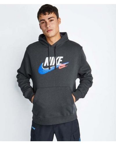 Hoodie sportiva Nike grigio
