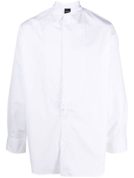 Chemise en coton avec manches longues Aspesi blanc