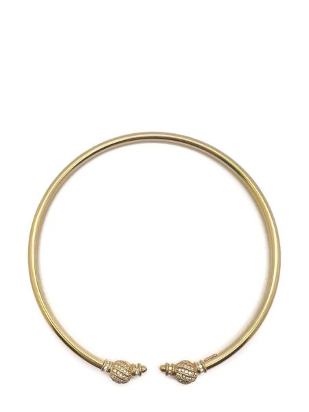 Křišťálový náhrdelník Jennifer Gibson Jewellery zlatý
