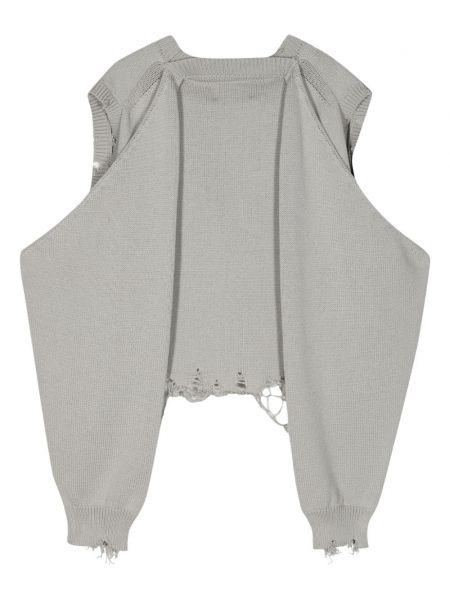 Distressed pullover Doublet grau