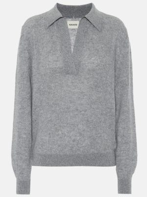 Pull en cachemire Khaite gris