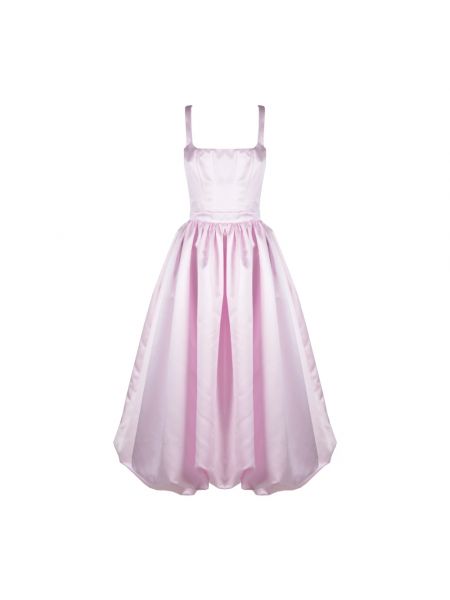 Różowa sukienka midi Vivetta