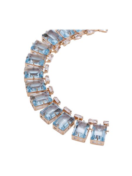 Naszyjnik z kryształkami Ermanno Scervino niebieski