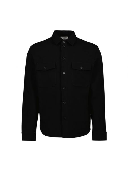Koszula bawełniana oversize Saint Laurent czarna