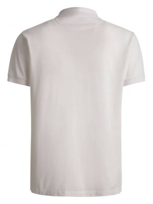 Kokvilnas polo krekls ar pogām Bally balts