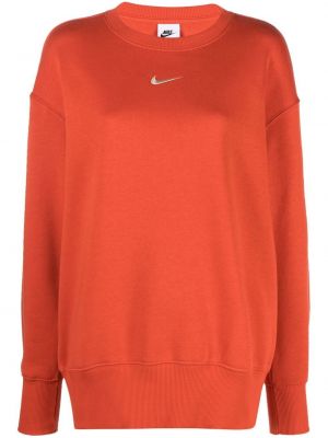 Överdimensionerad fleecetröja Nike orange