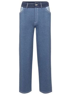 Kašmírové volné kalhoty Barrie - modrá