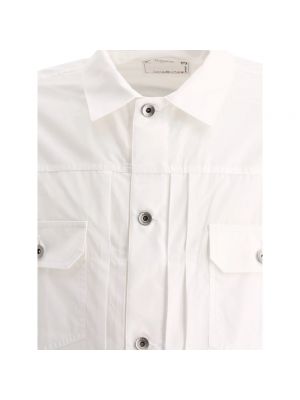 Camisa de algodón Sacai blanco