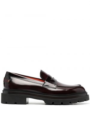 Slip-on loafers Santoni rød